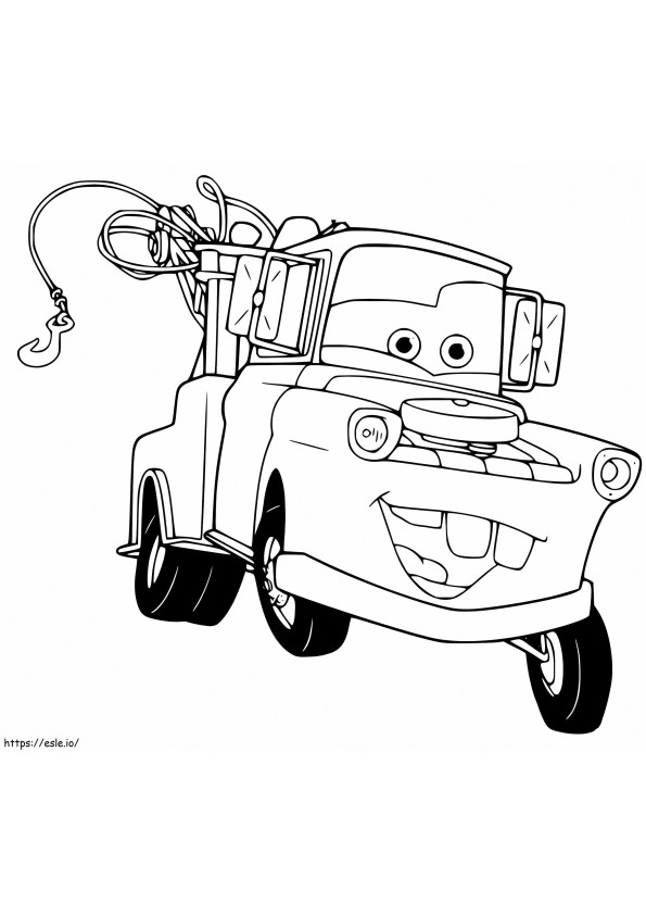 Sir Tow Mater coloring page