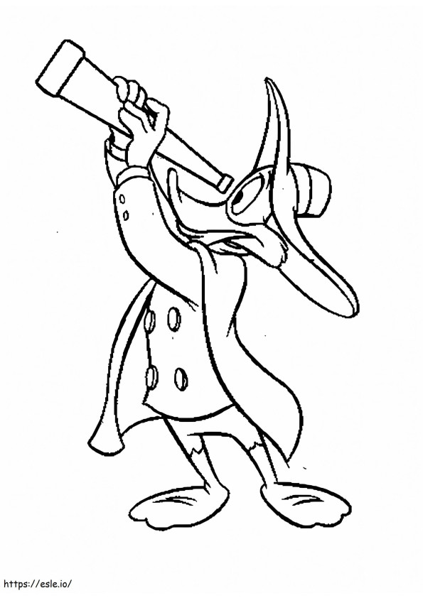 Darkwing Duck Printable coloring page