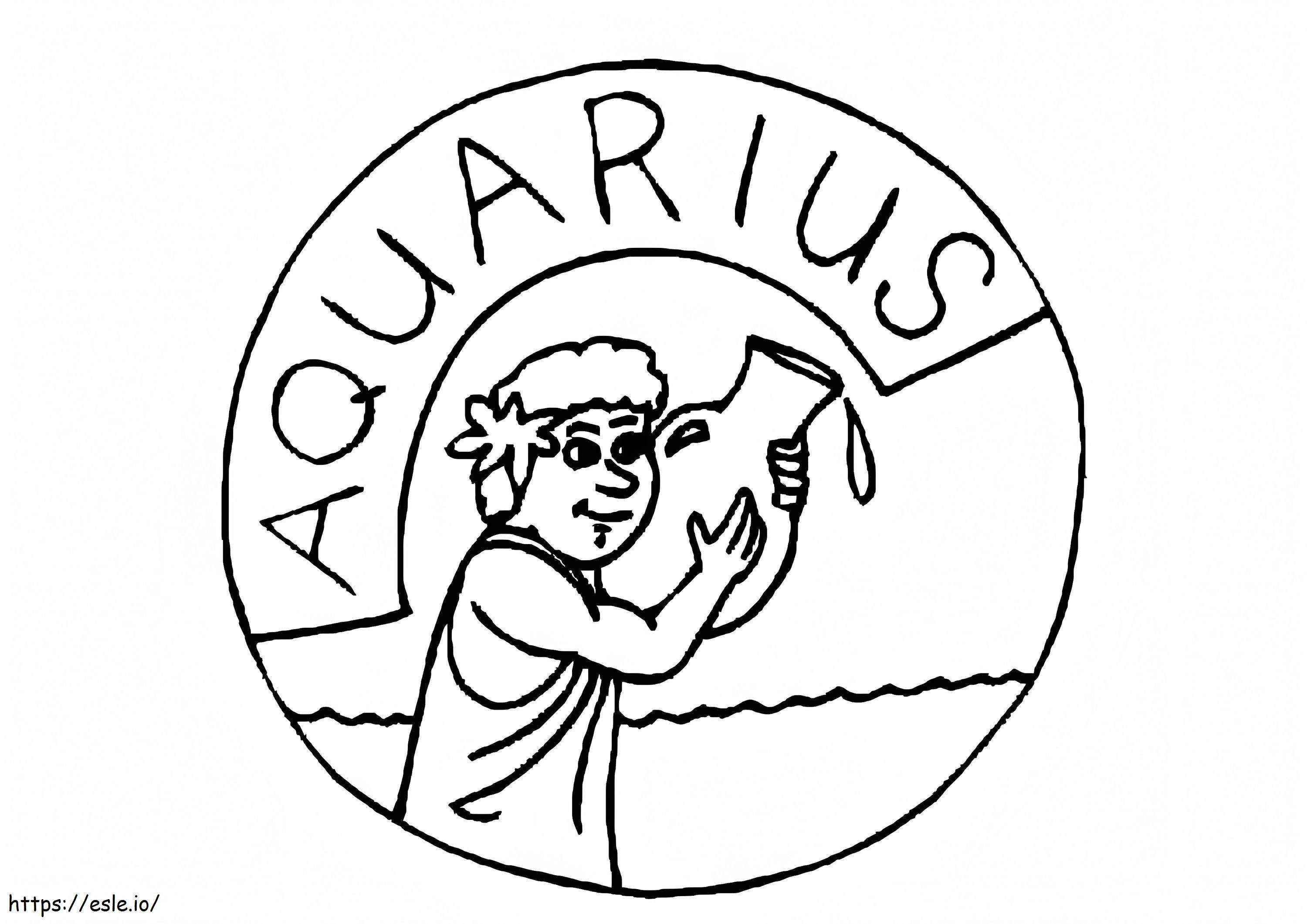Aquarius 3 coloring page
