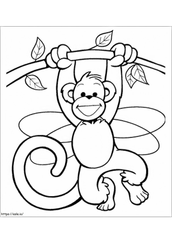 Mono fericit de colorat