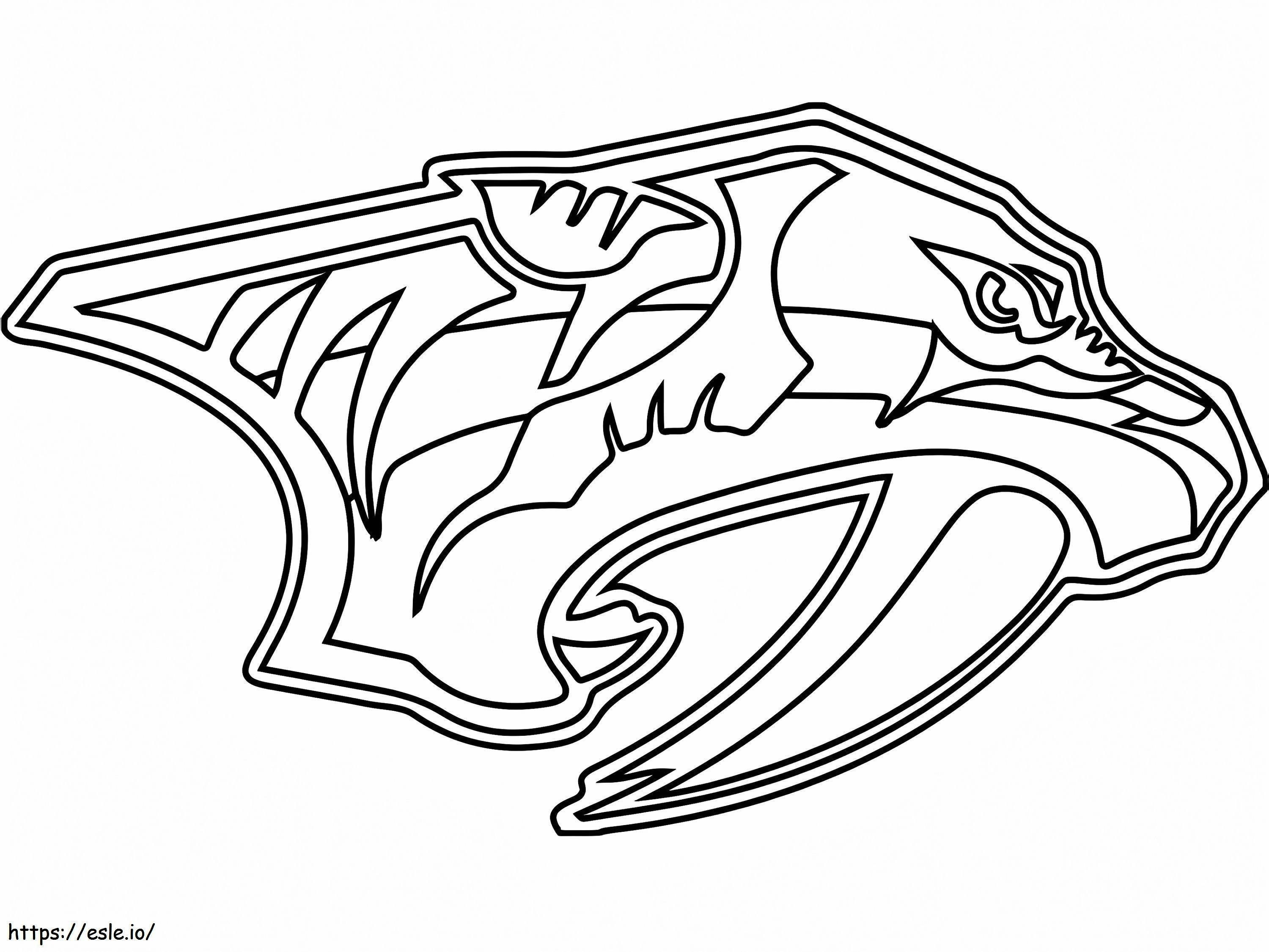 Nashville Predators-Logo ausmalbilder