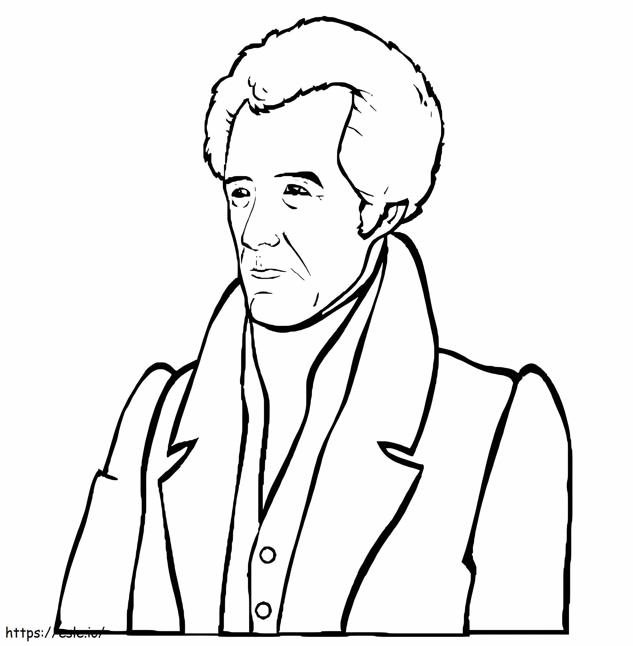 Andrew Jackson 7 coloring page