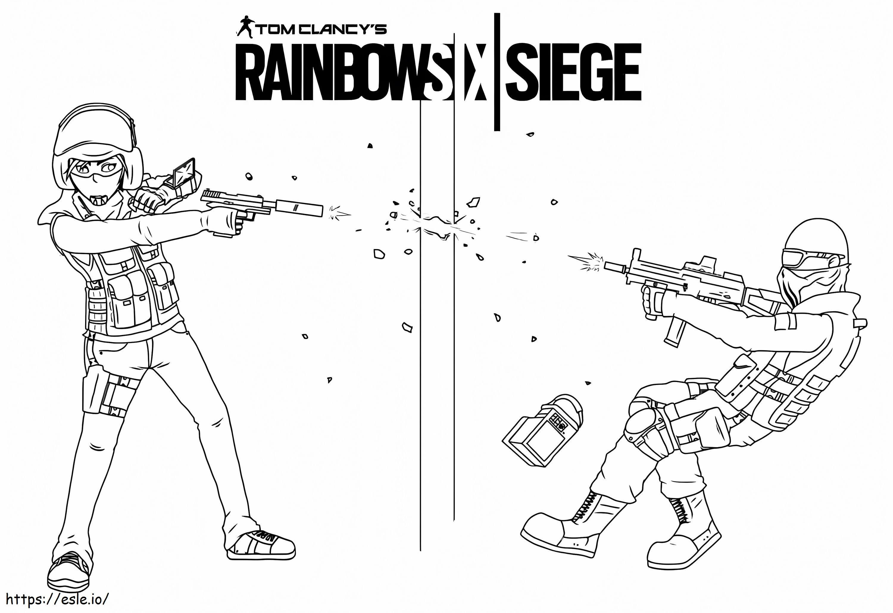 Rainbow Six Siege 2 de colorat
