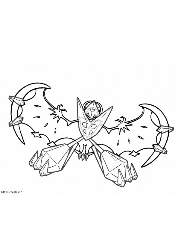 Dawn Wings Necrozma coloring page