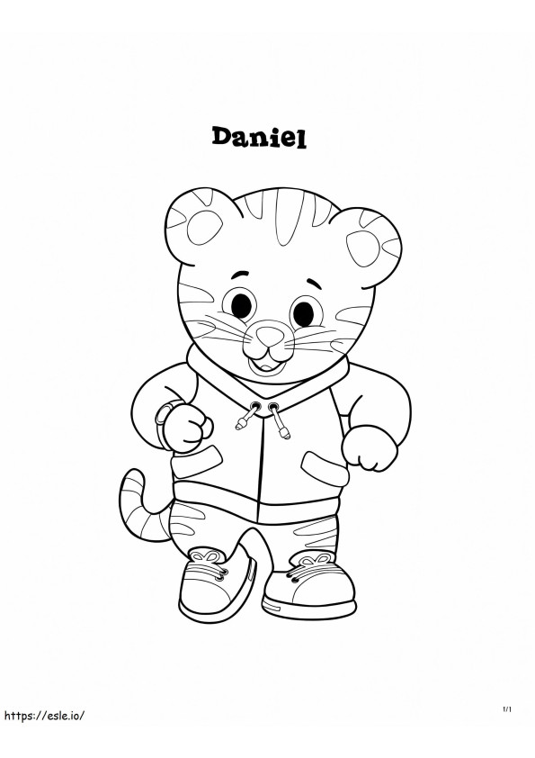 Daniel Tiger coloring page