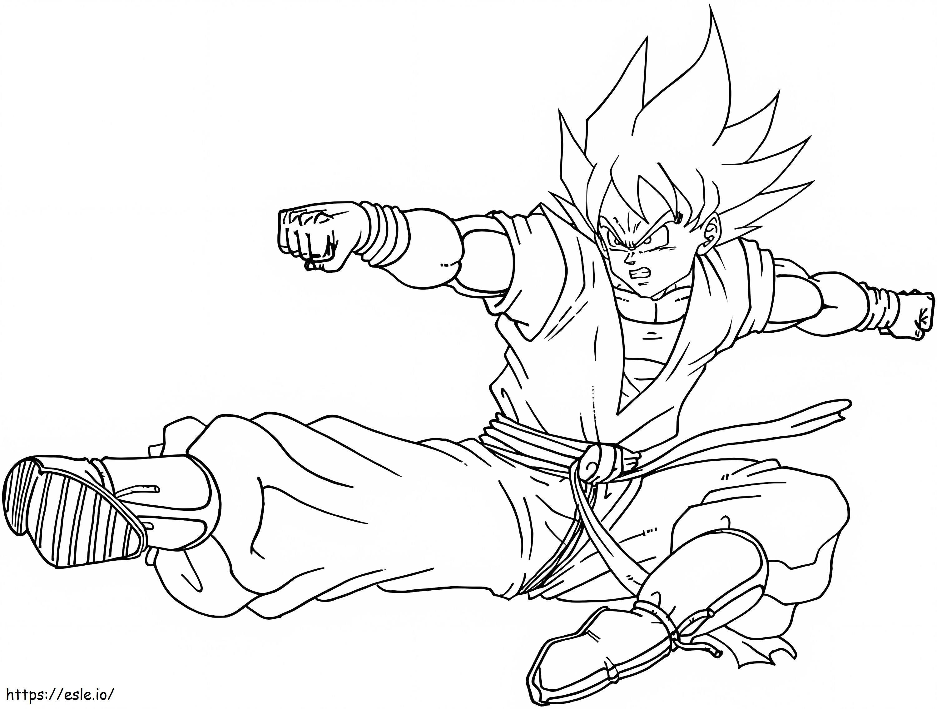 Son Goku Kicks kifestő
