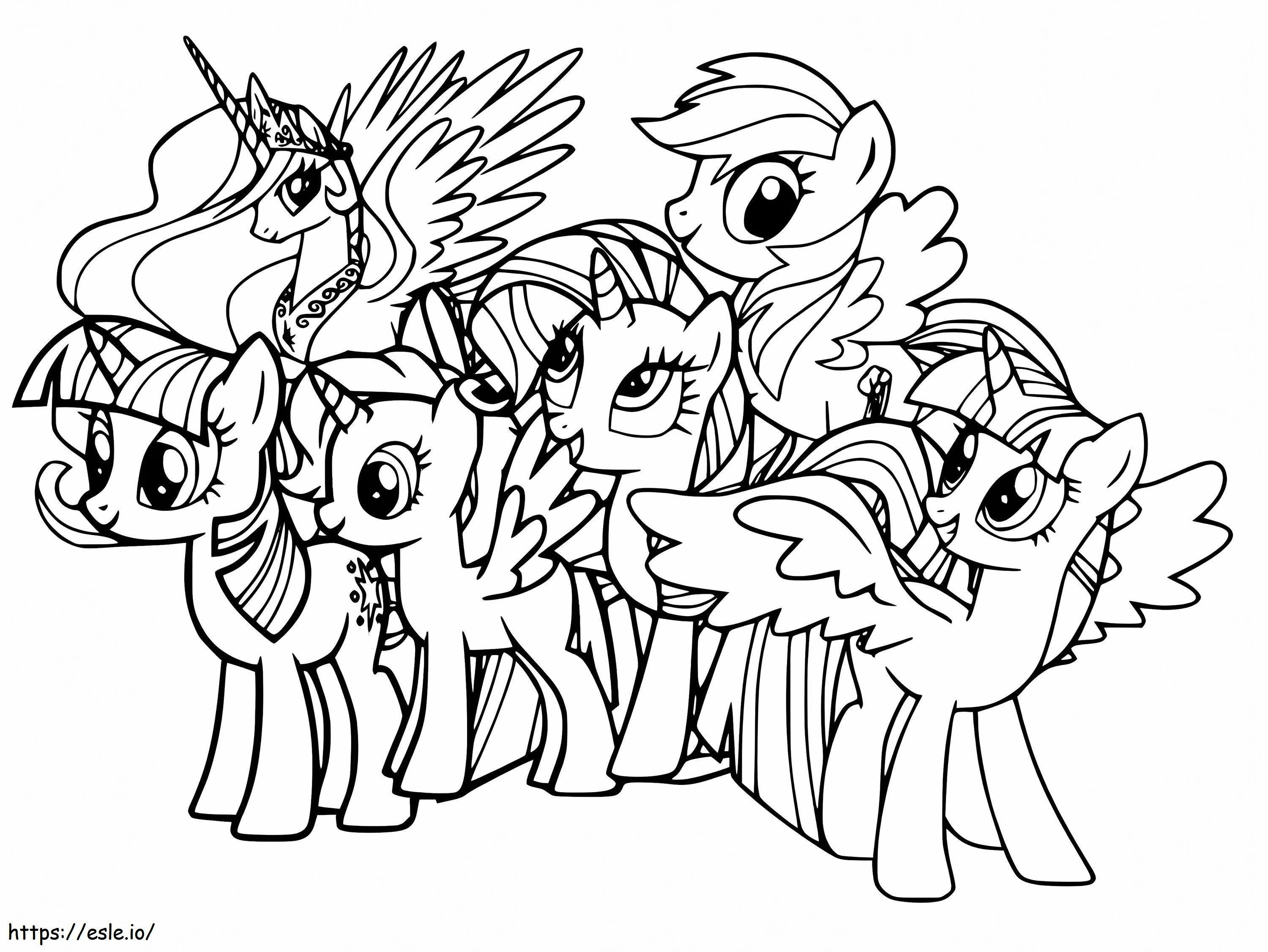My Little Pony 5 coloring page