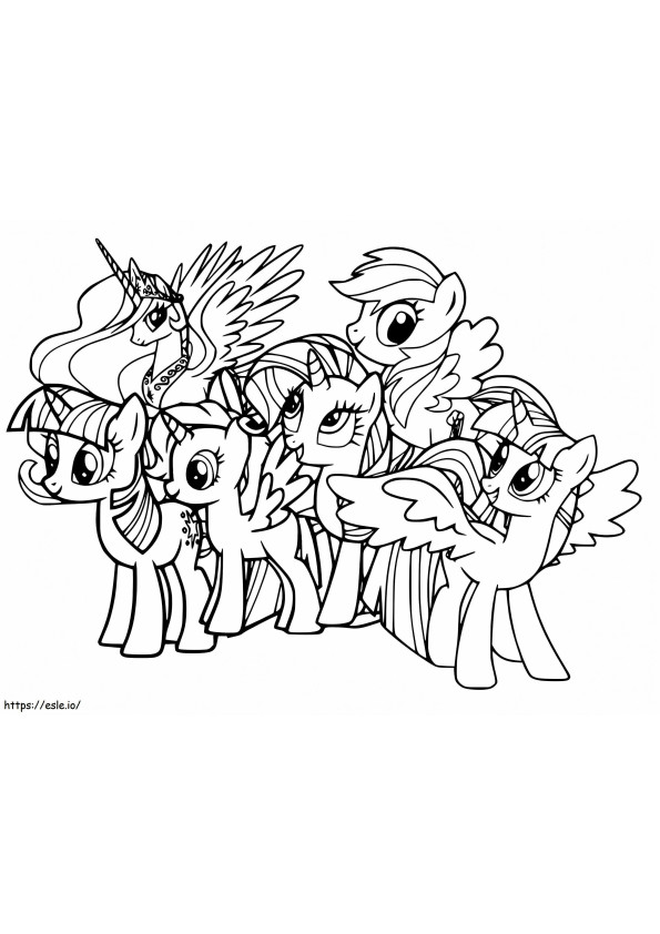 My Little Pony 5 coloring page