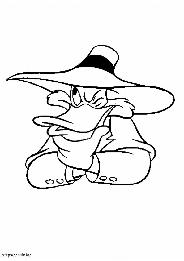 Print Darkwing Duck coloring page