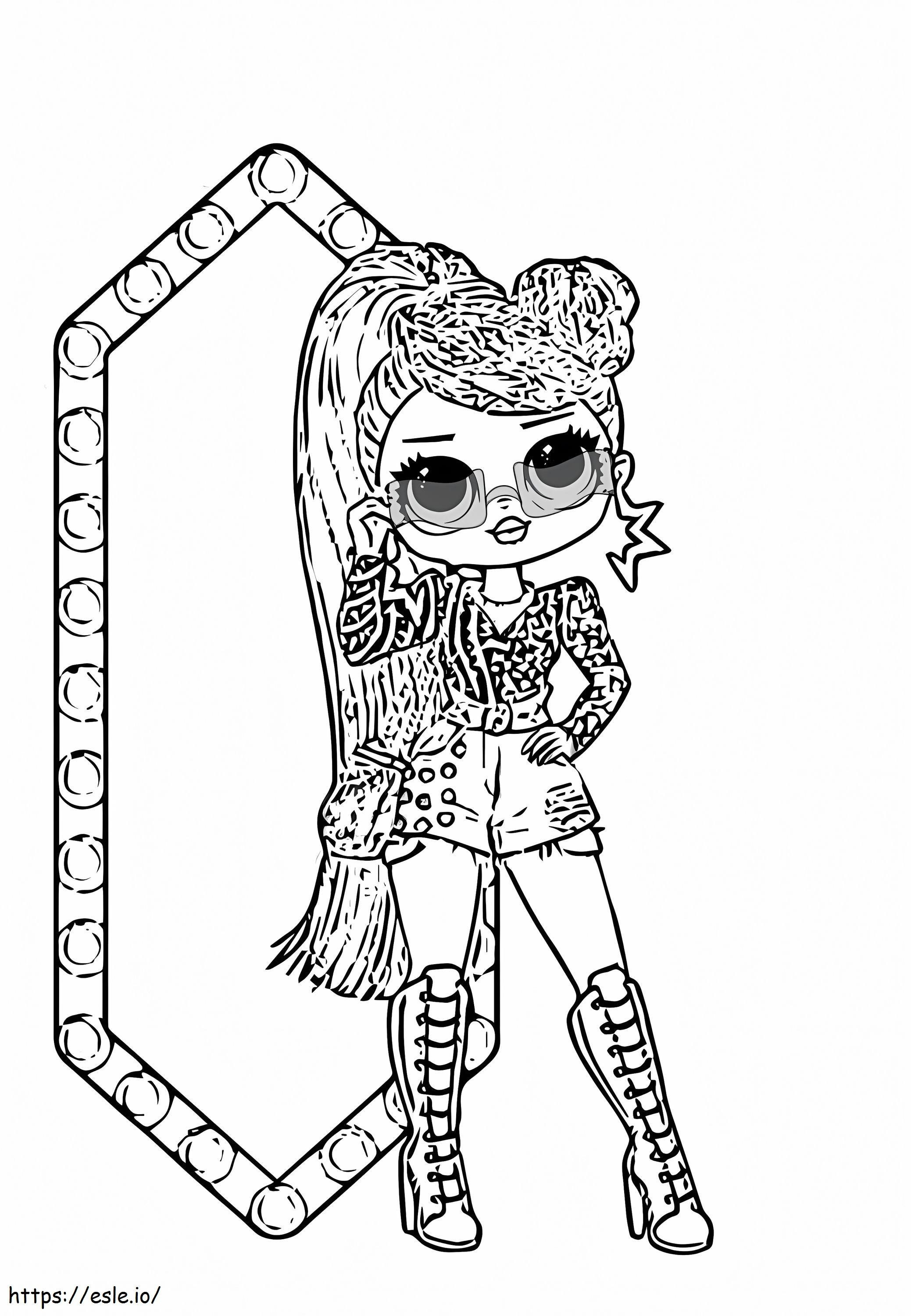 LOL OMG Miss Independent coloring page