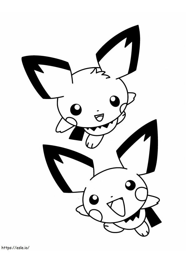 Grandes Dos Pichu à l'échelle
