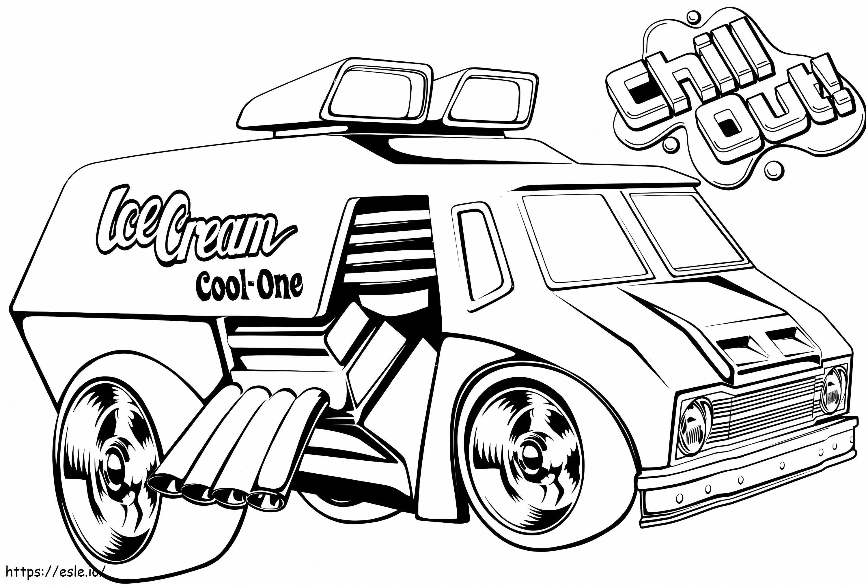 Hot Wheels 9 coloring page