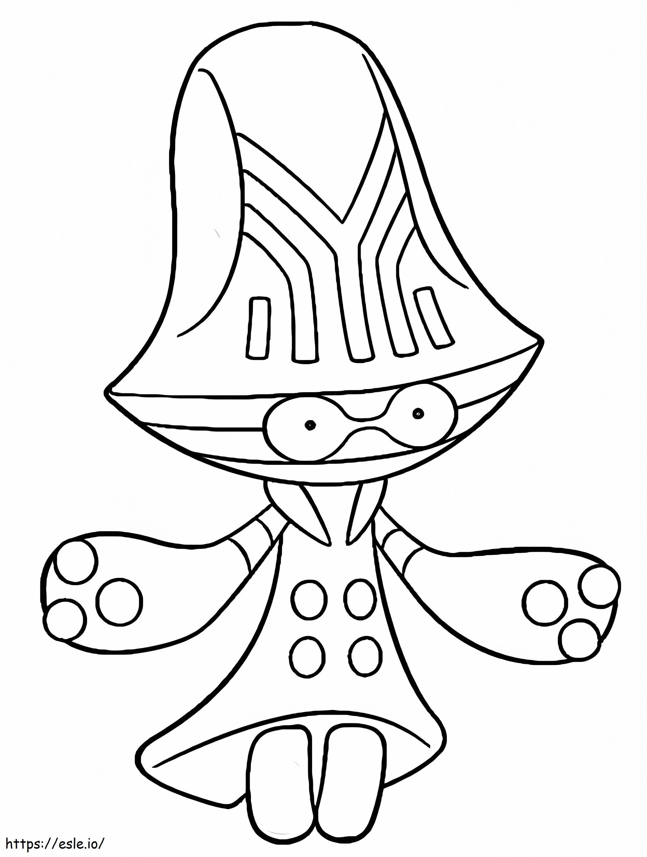 Printable Beheeyem Pokemon coloring page