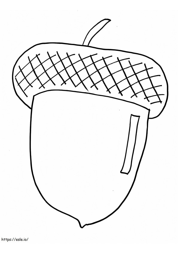 Acorn 4 coloring page