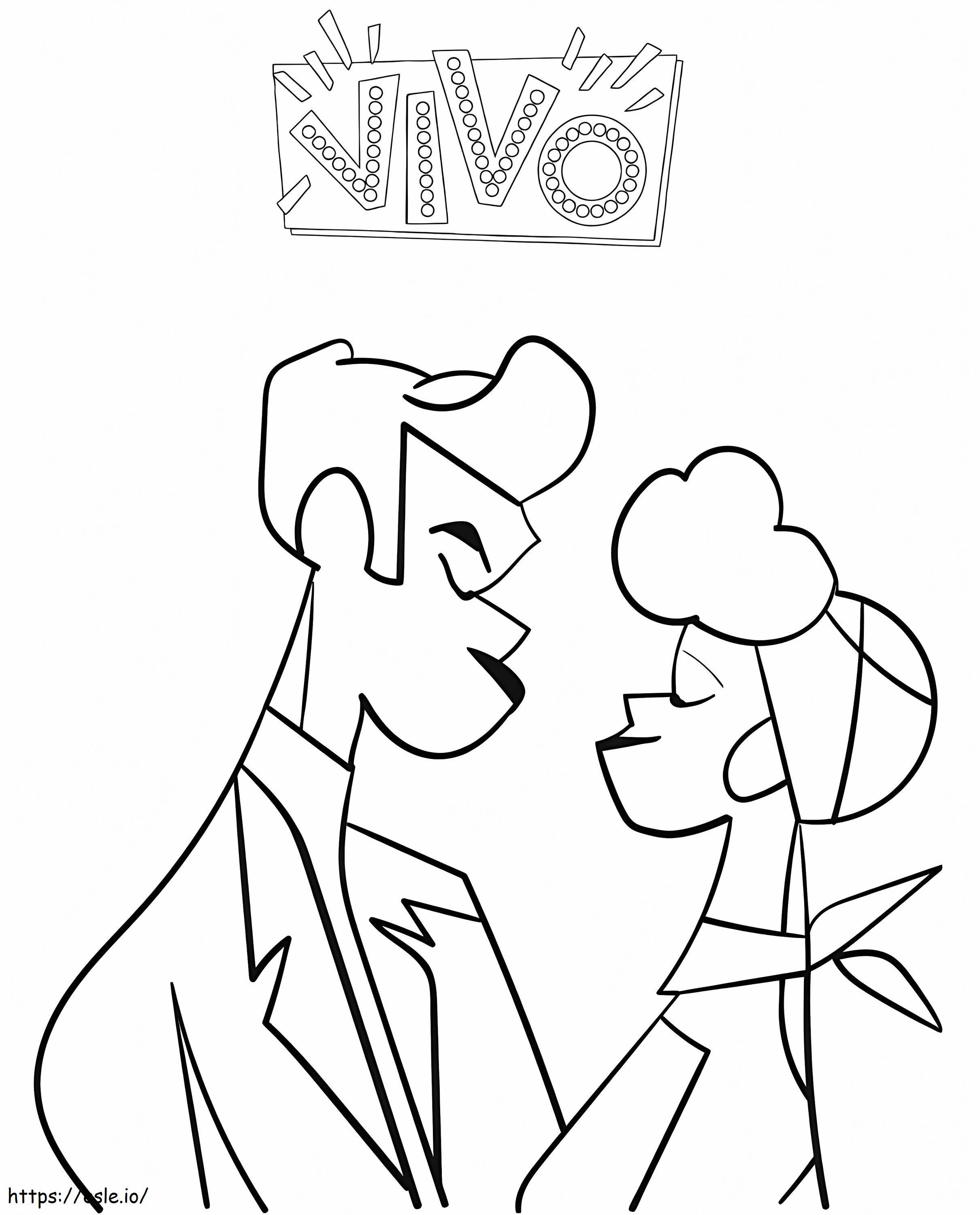 Andres And Marta coloring page