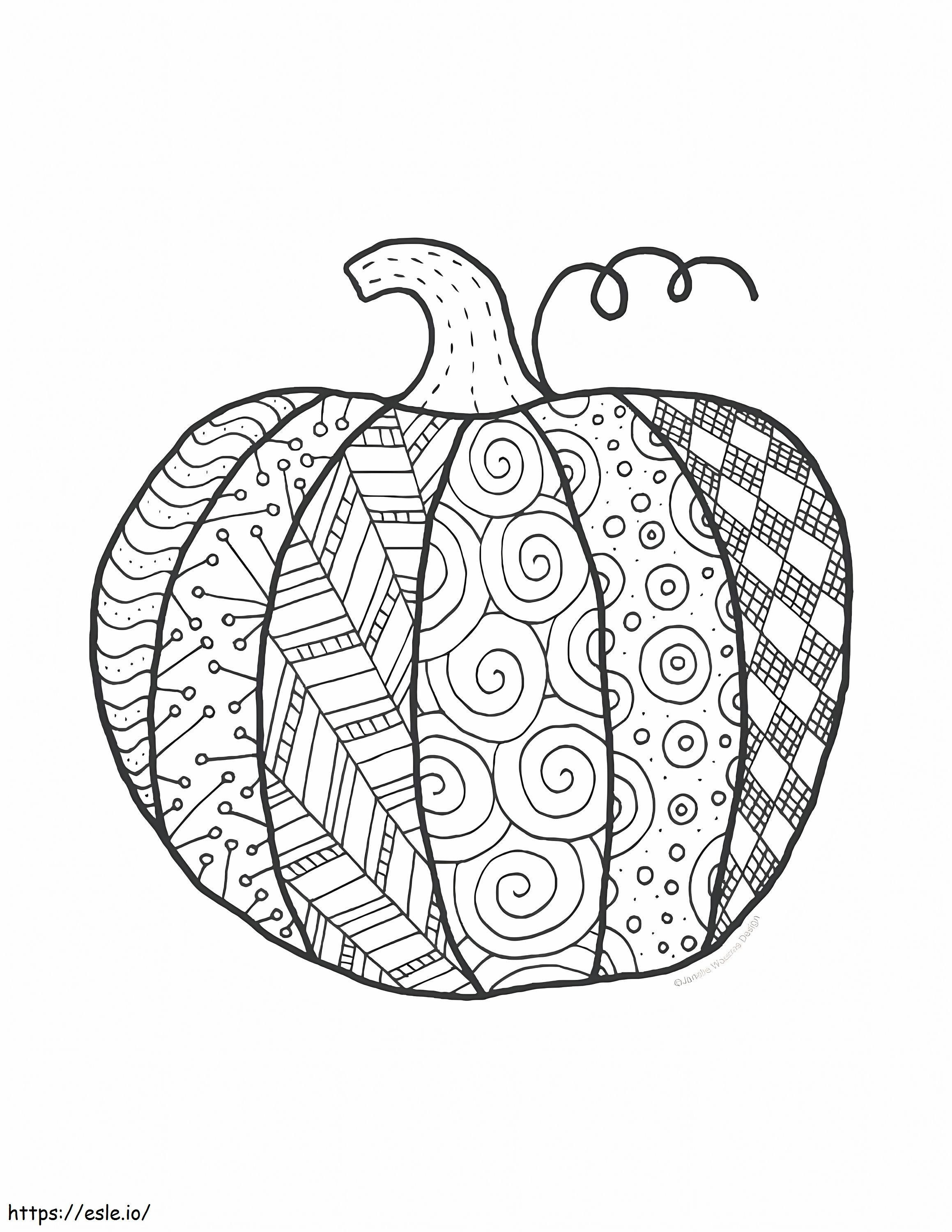 Pumpkin Is For Adults coloring page
