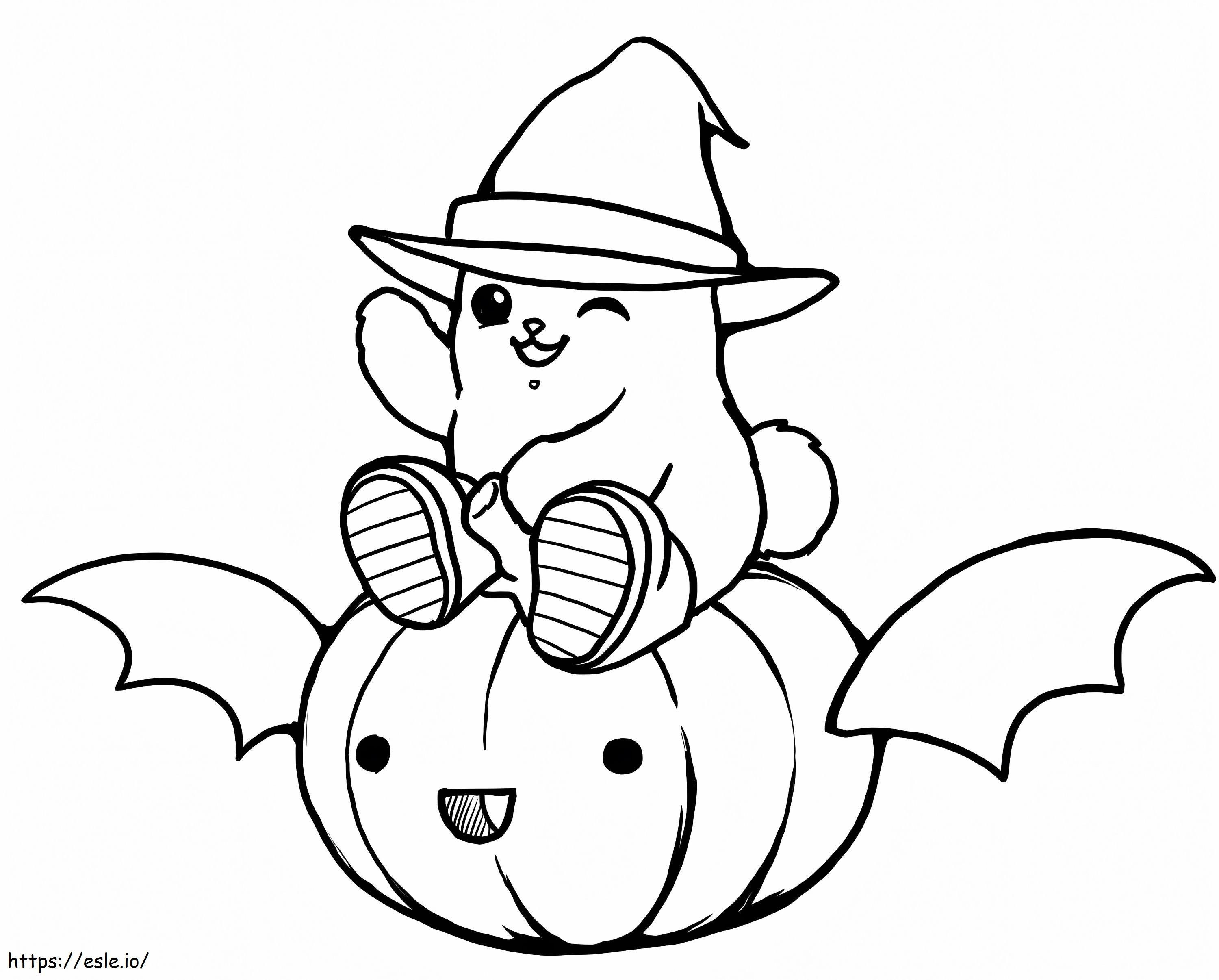 Most Halloween coloring page