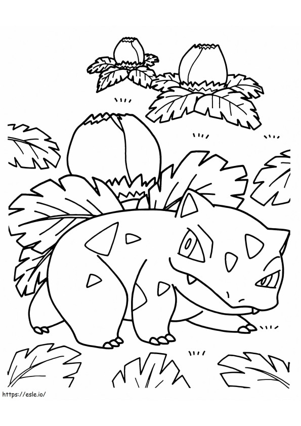 Ivysaur 5 kifestő - Ingyenes PDF nyomtatható