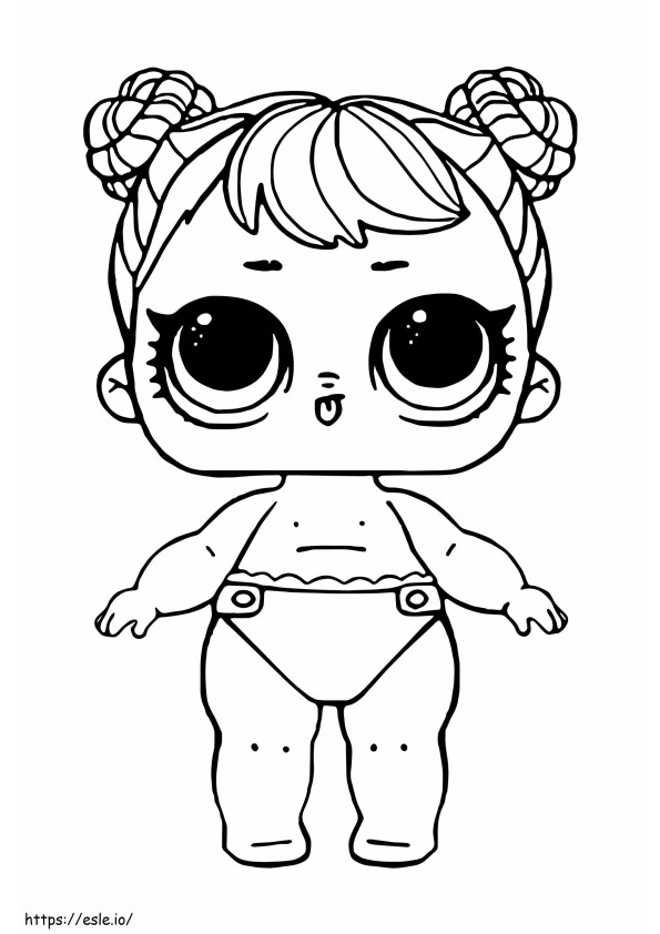 LOL Baby Dawn coloring page