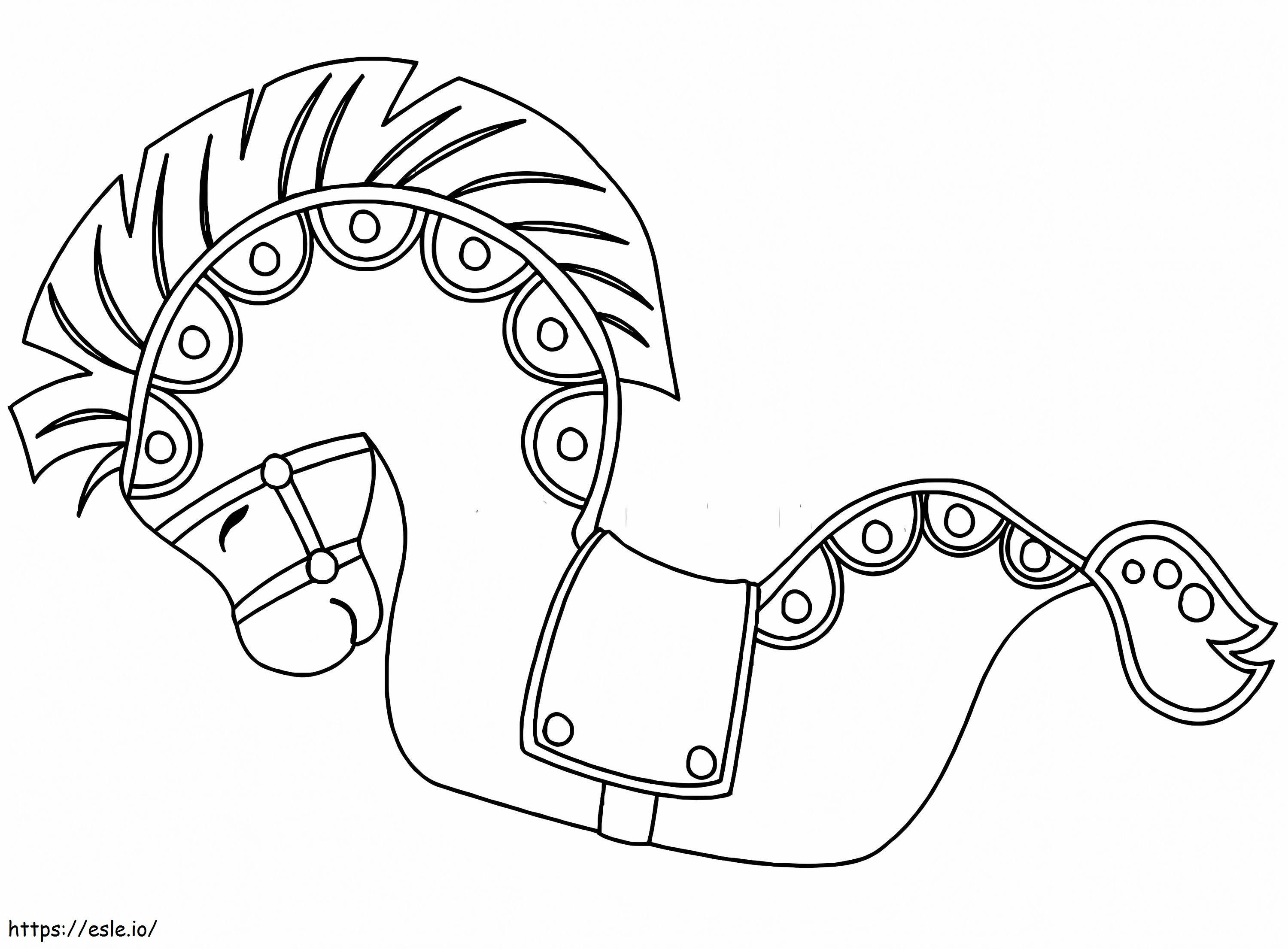 Lumping Horse coloring page