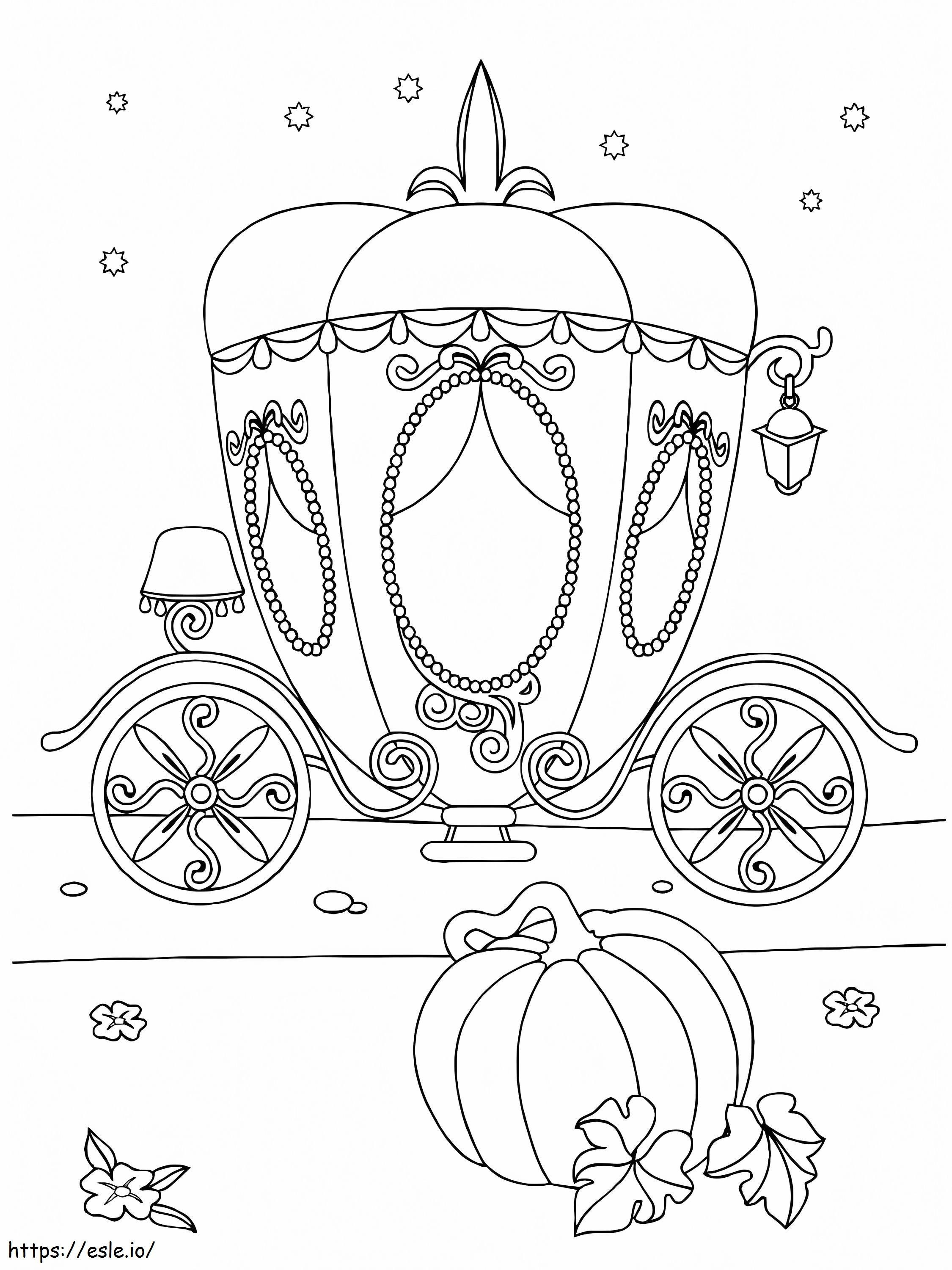 Miracles Carriage coloring page