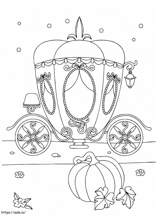 Miracles Carriage coloring page