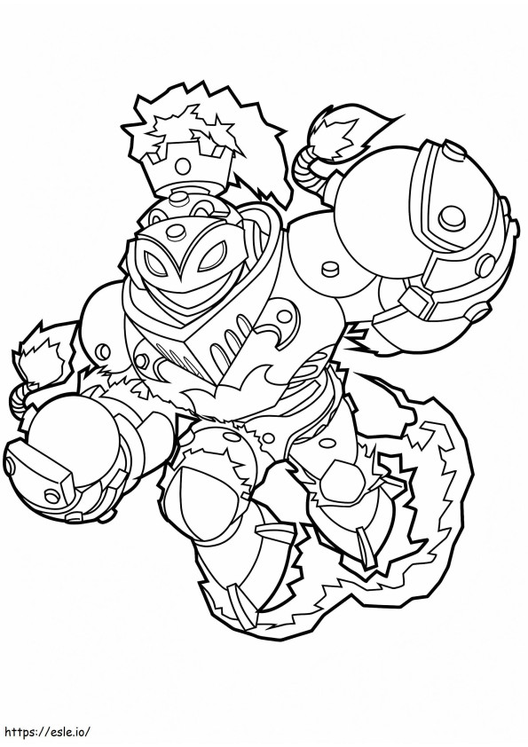 1536307346 Blast Zone A4 coloring page
