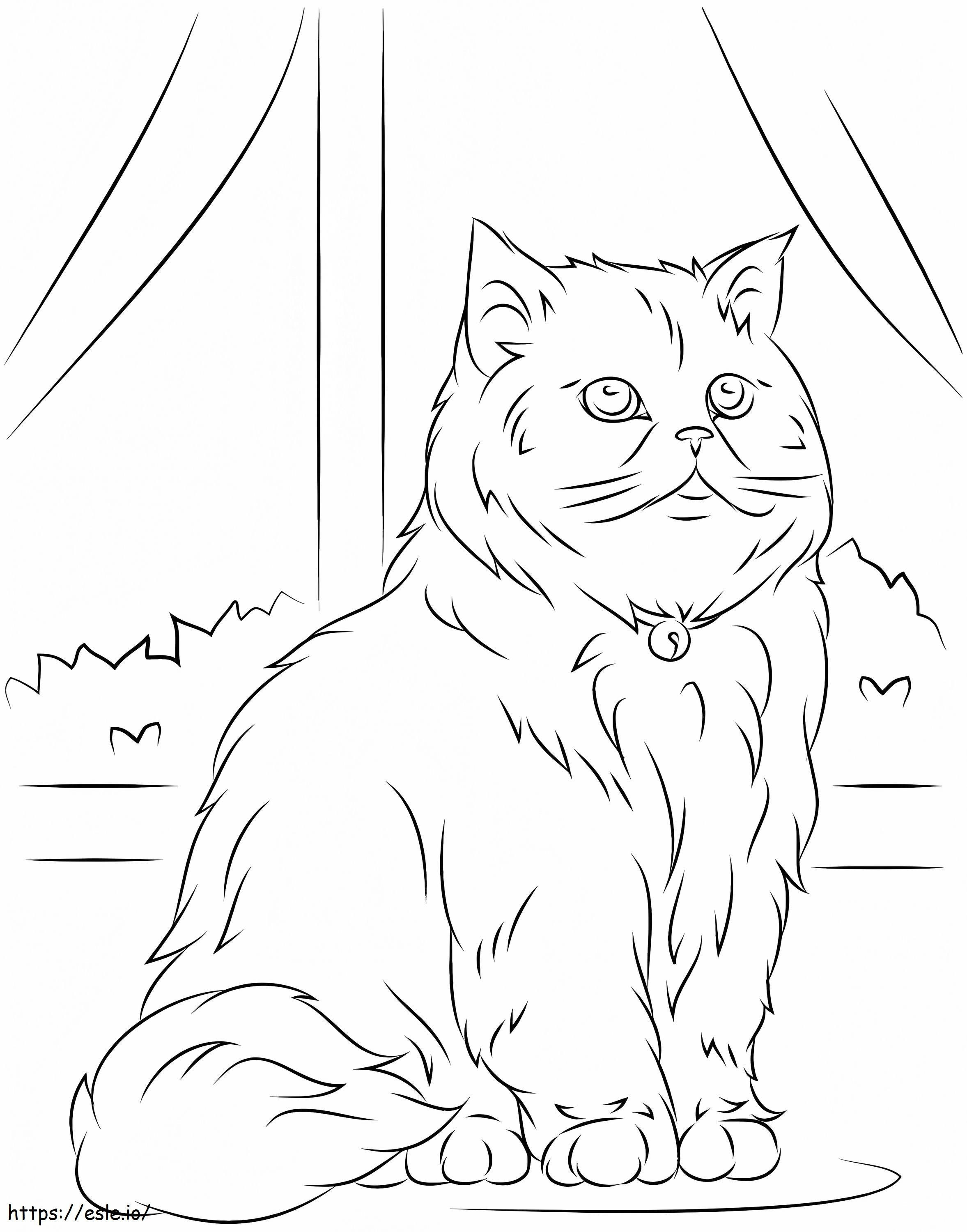 27Persian Cat 804X1024 coloring page