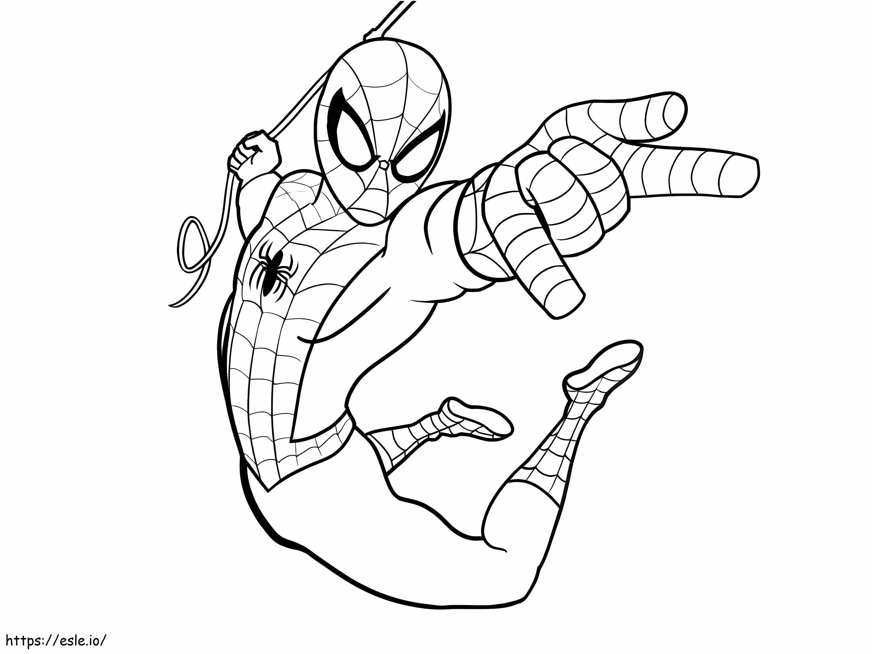 Coloriage Spider-Man 12 1024X768 à imprimer dessin