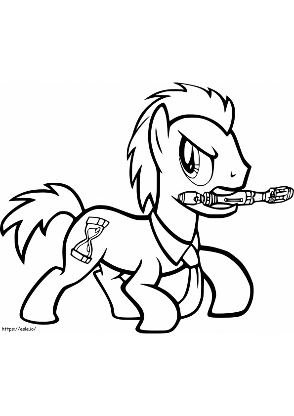 Whooves My Little Pony coloring page