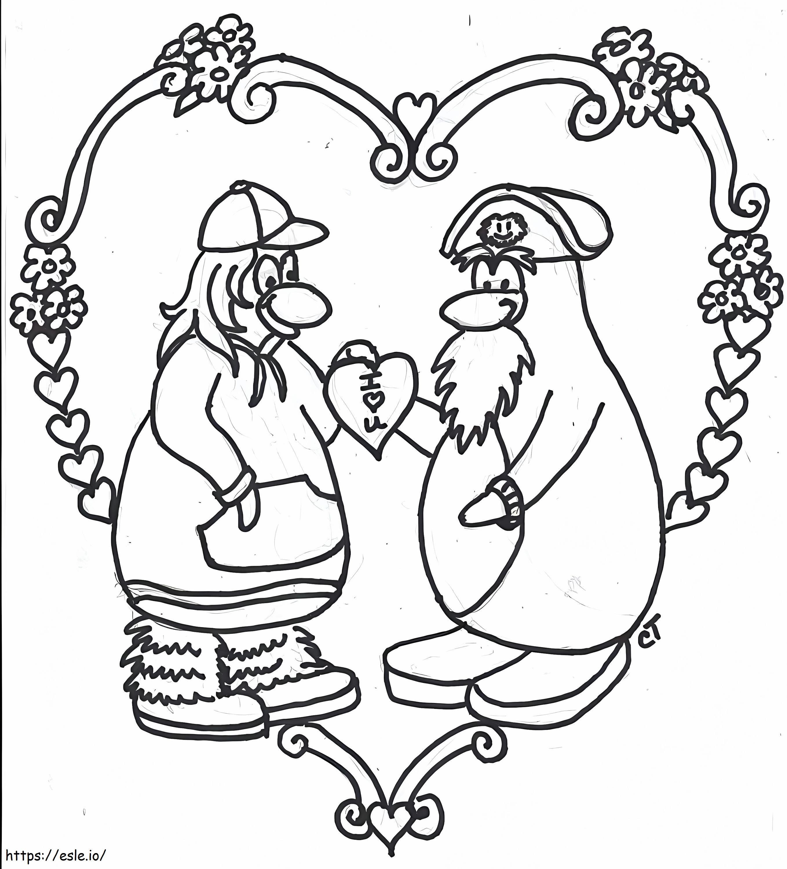 Desen de colorat Love Puffle - Pagini Gratuite de Printat