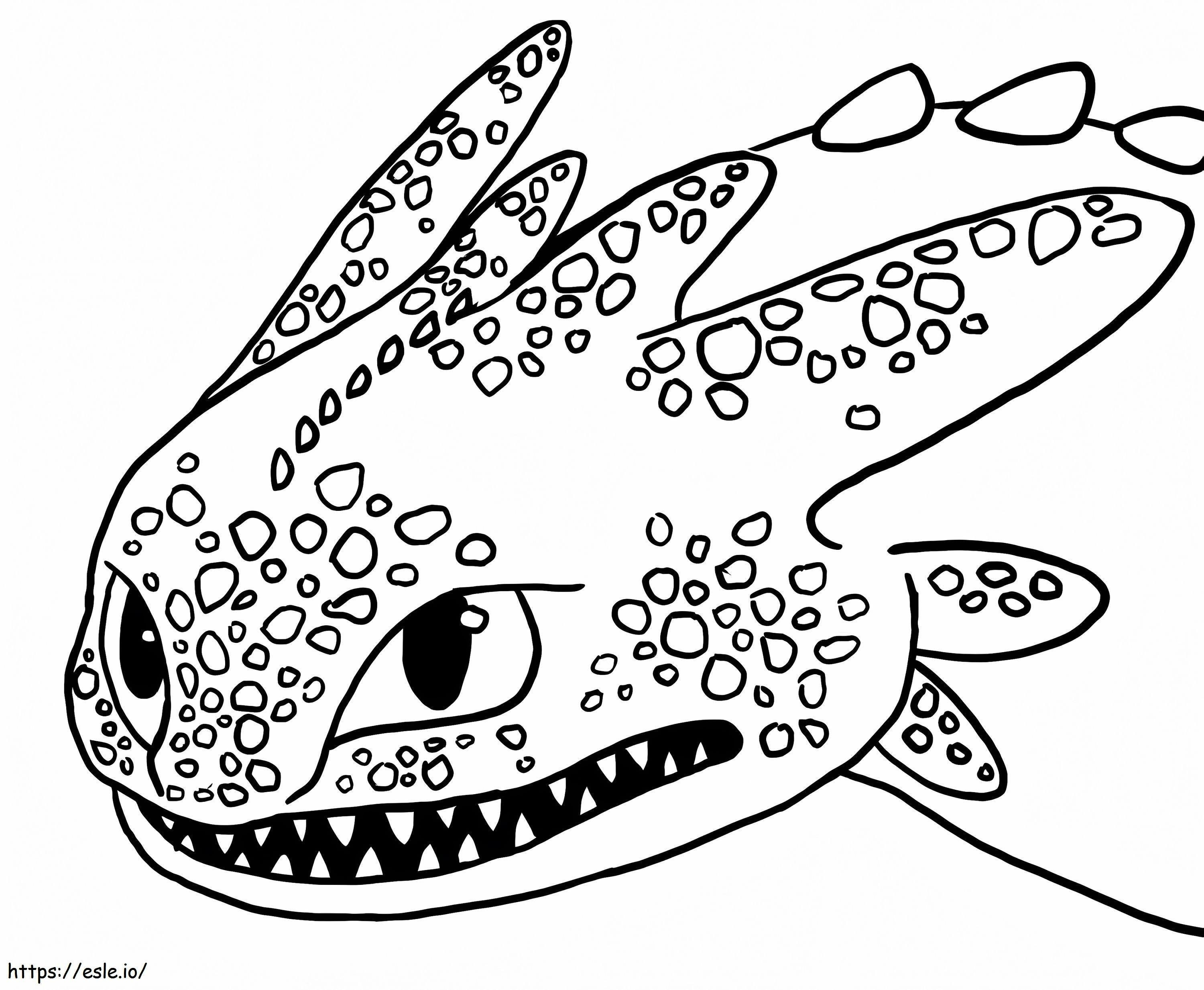 Toothless Head coloring page