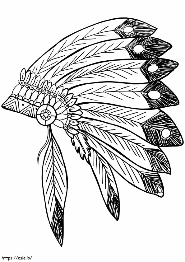 Tăiere de cap cu pene native americane