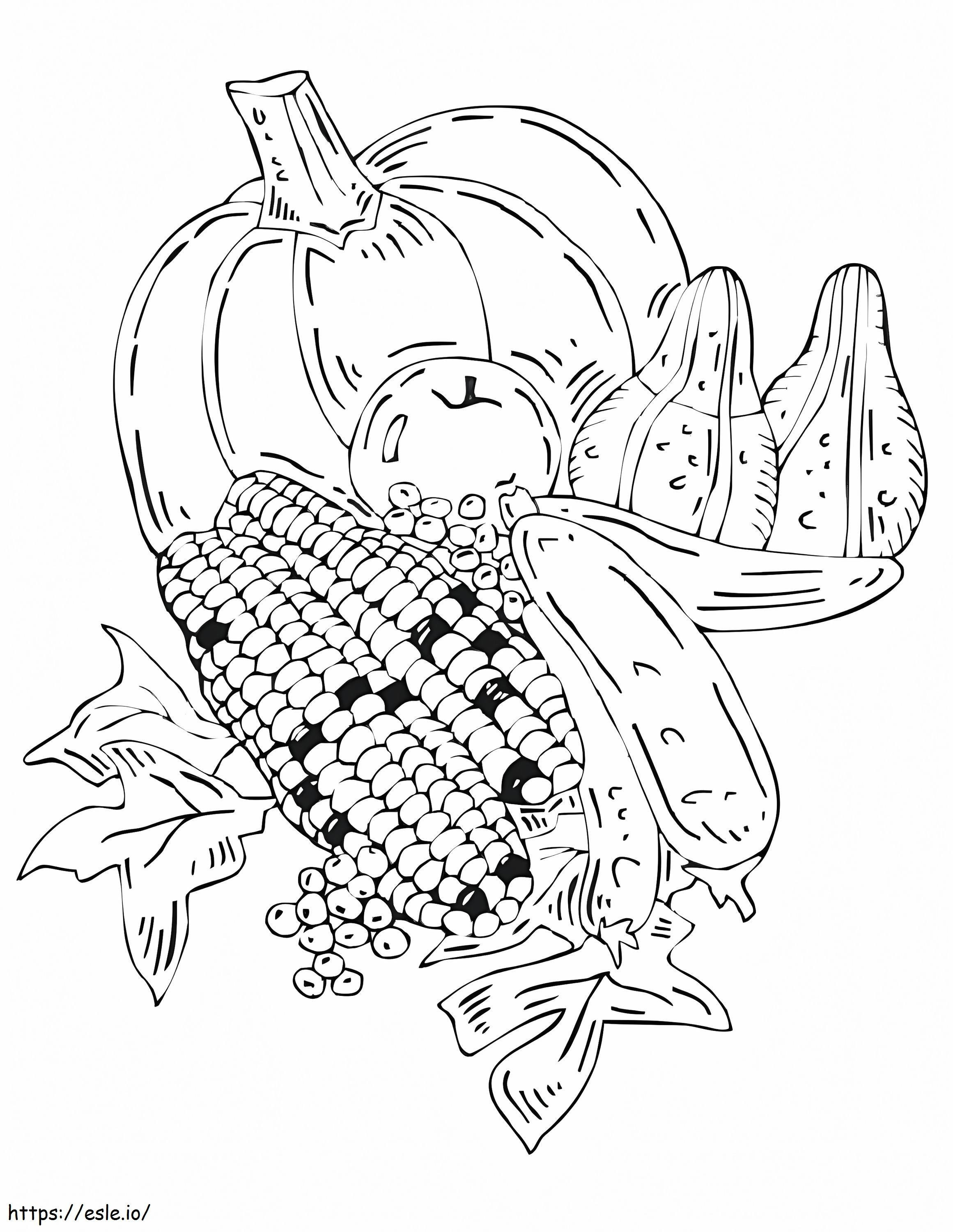 Harvest 5 coloring page