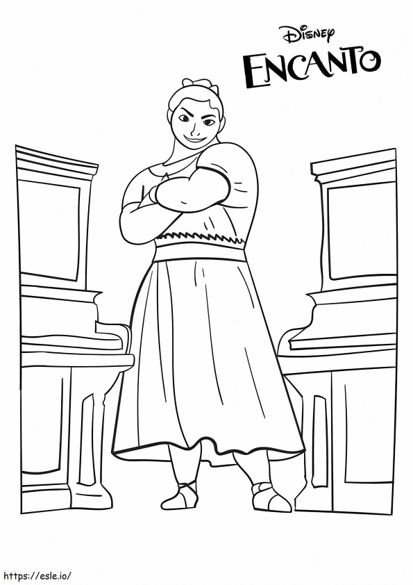 Luisa Madrigal Of Charm coloring page
