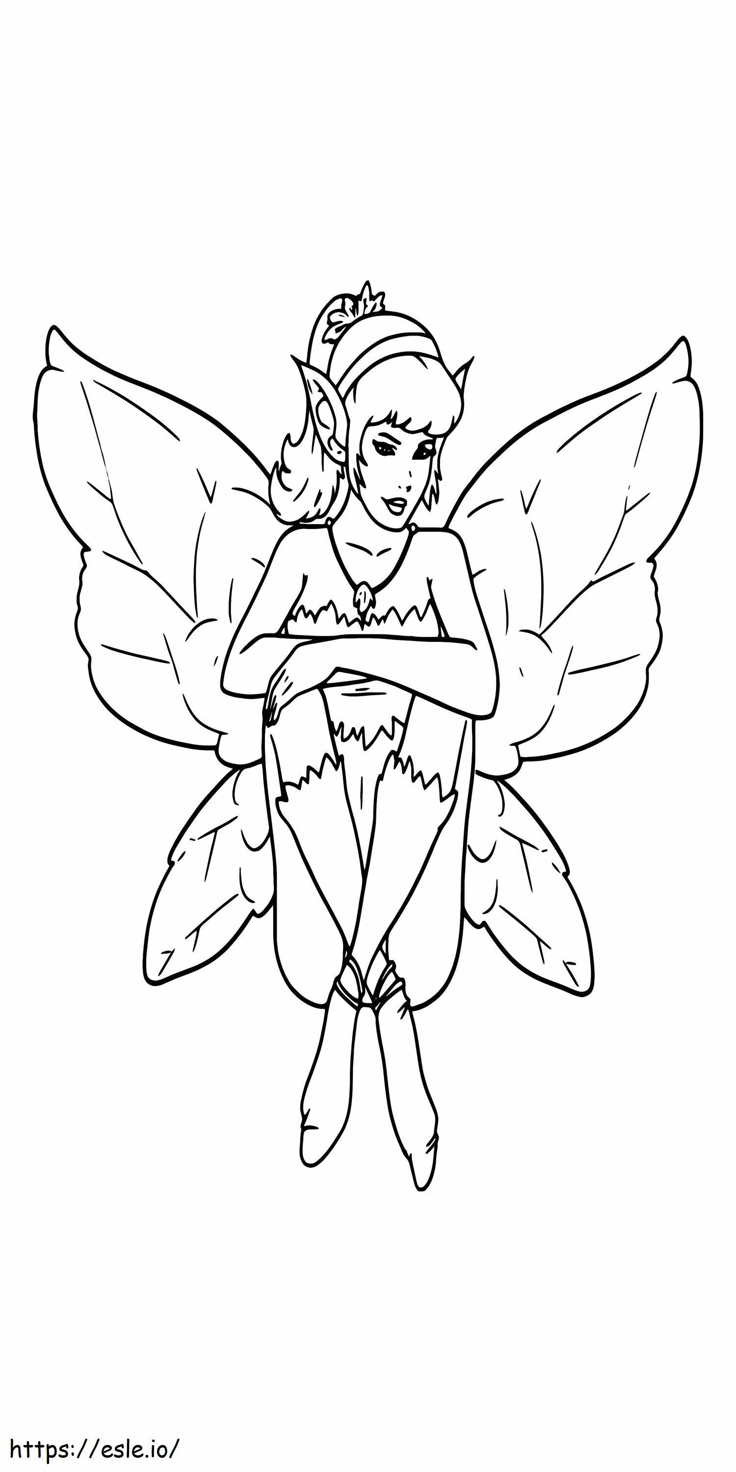 Fairy Princess Printable 15 coloring page