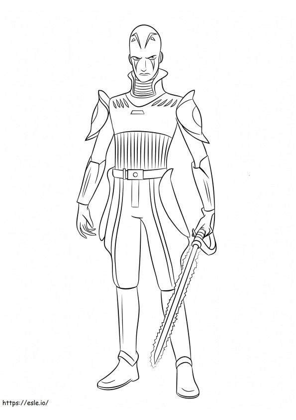 Star Wars Grand Inquisitor coloring page