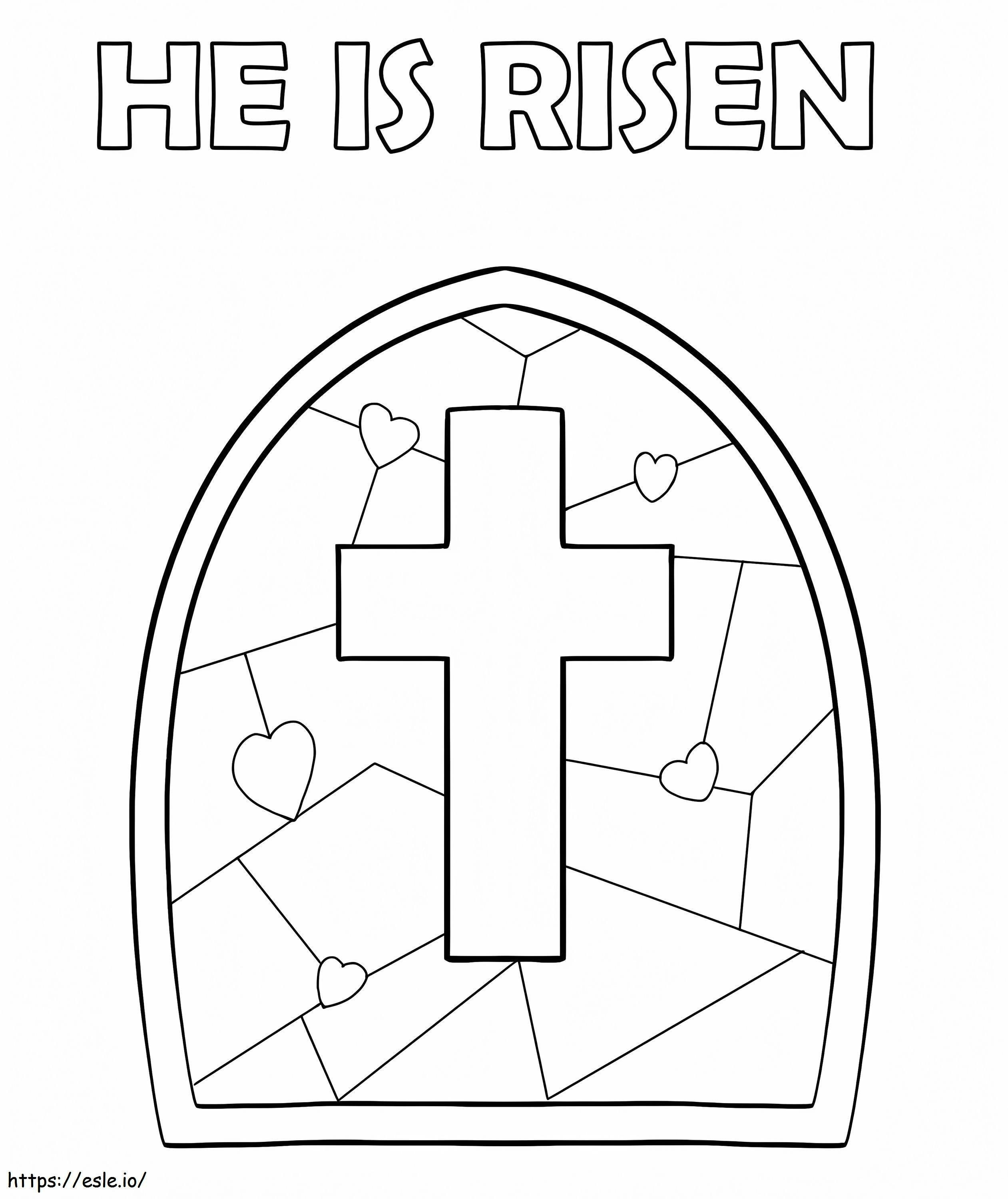 He Is Risen 2 coloring page
