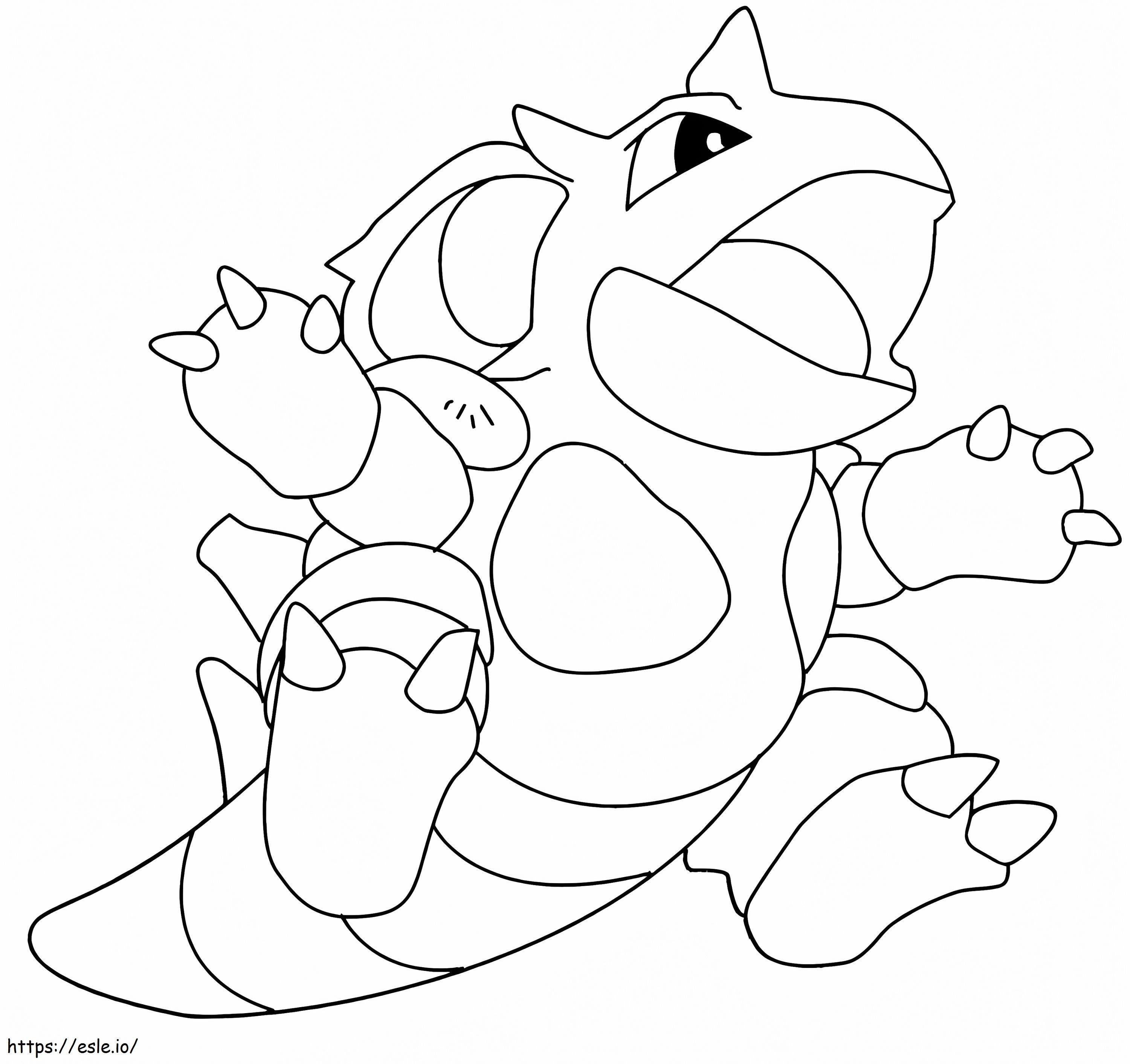 Nidoqueen 6 coloring page