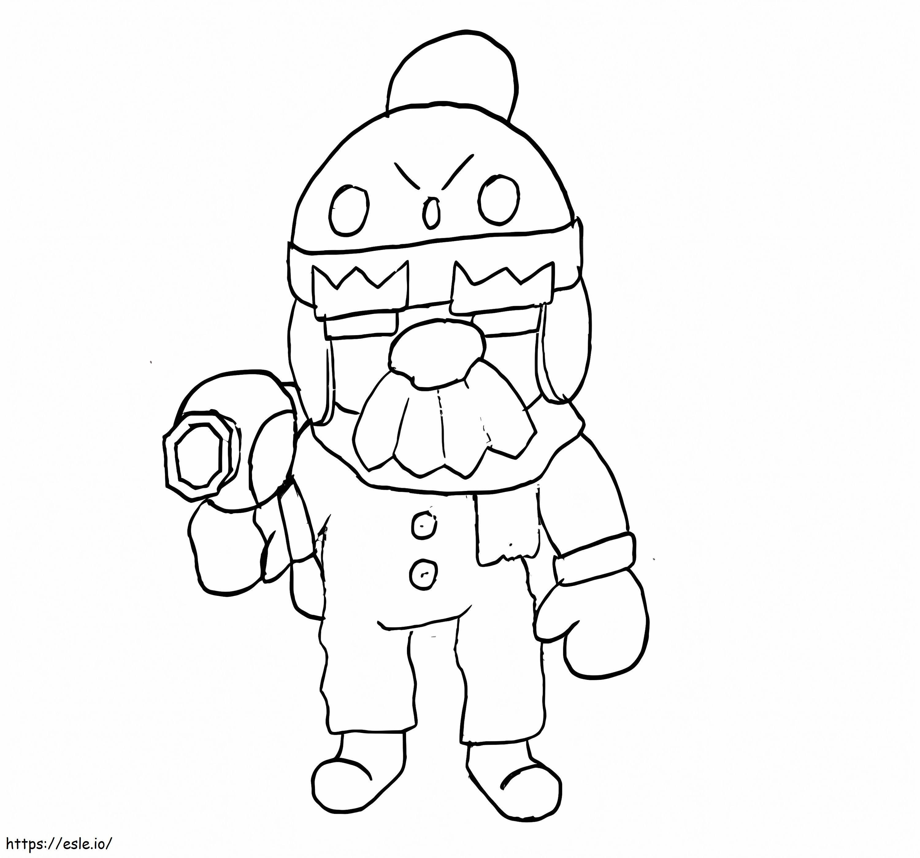 Gale Brawl Stars 4 coloring page