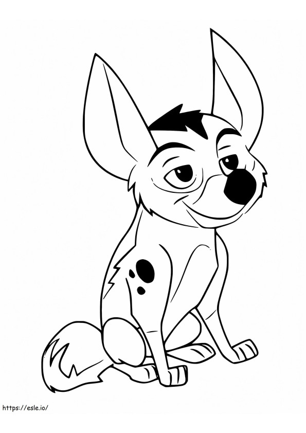 Dogo From The Lion Guard coloring page