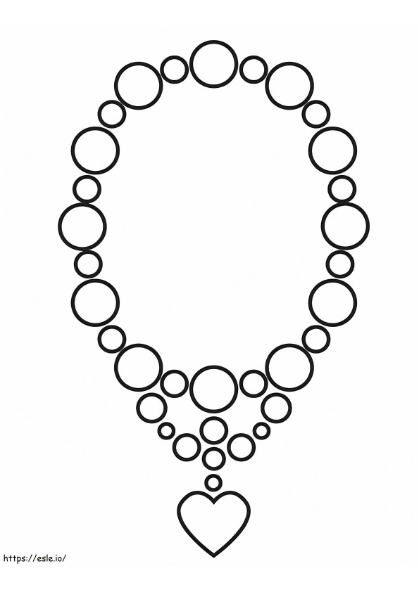 Simple Necklaces coloring page