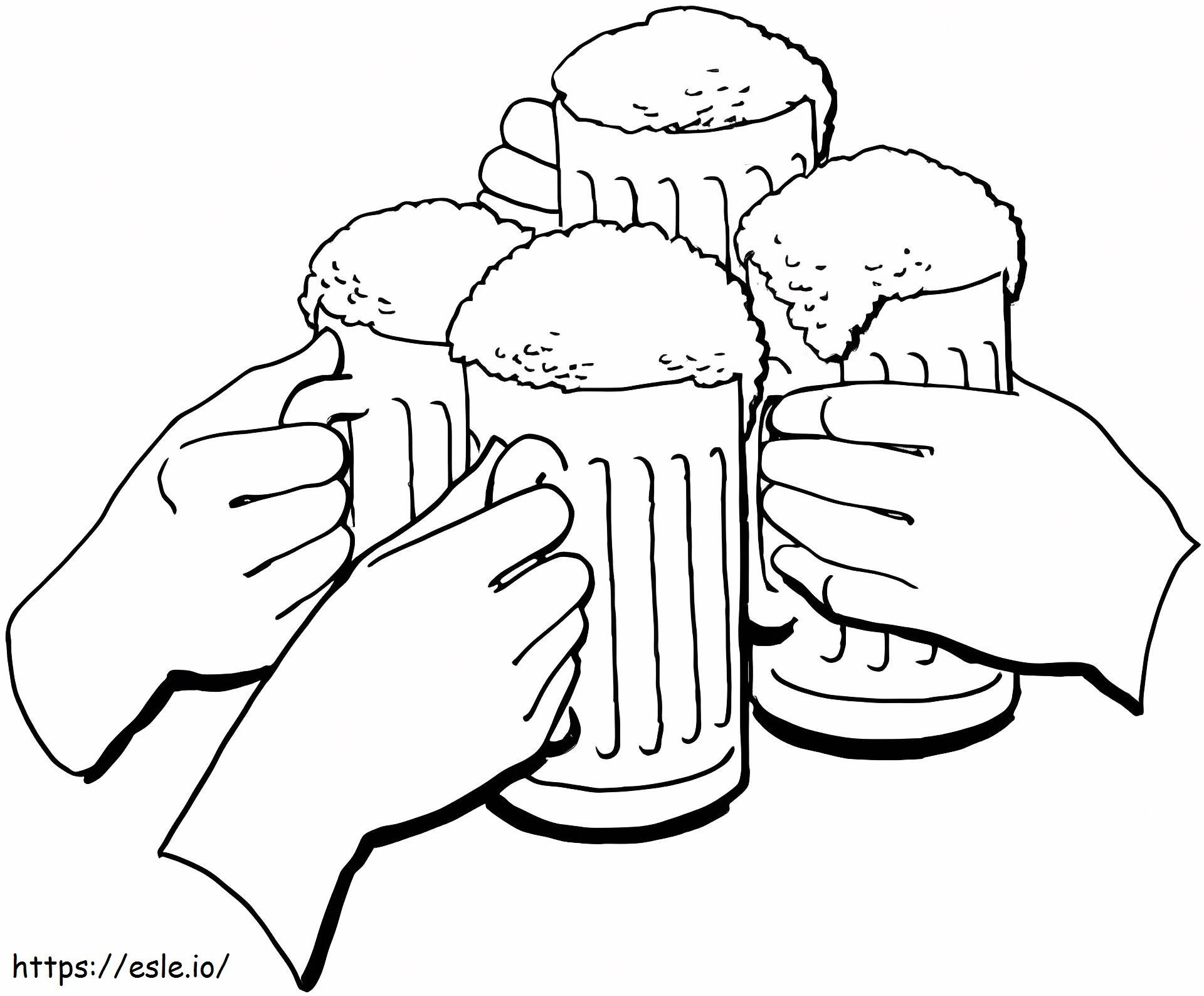 Greetings To Oktoberfest coloring page