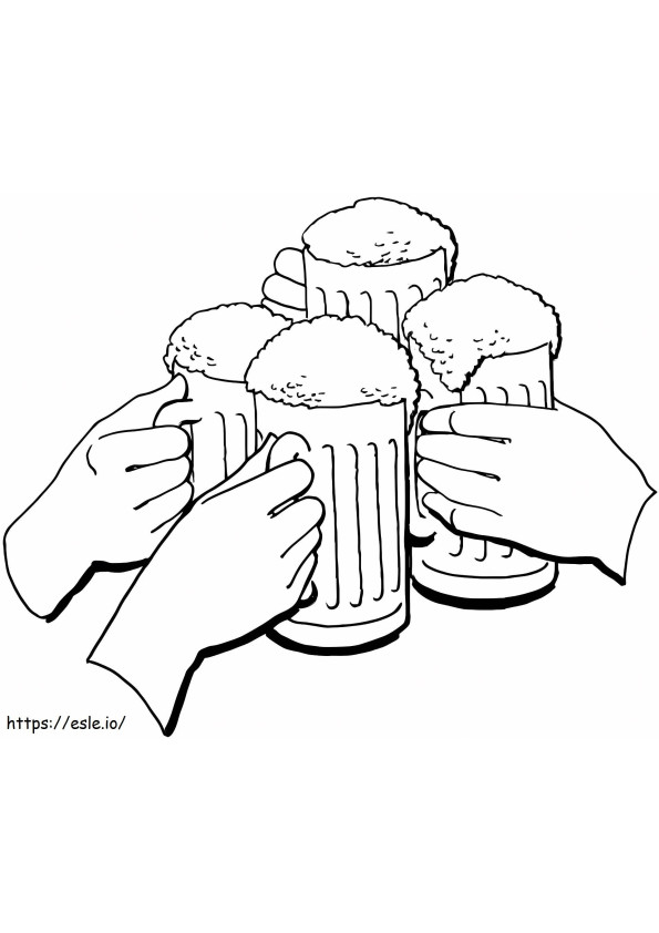 Greetings To Oktoberfest coloring page