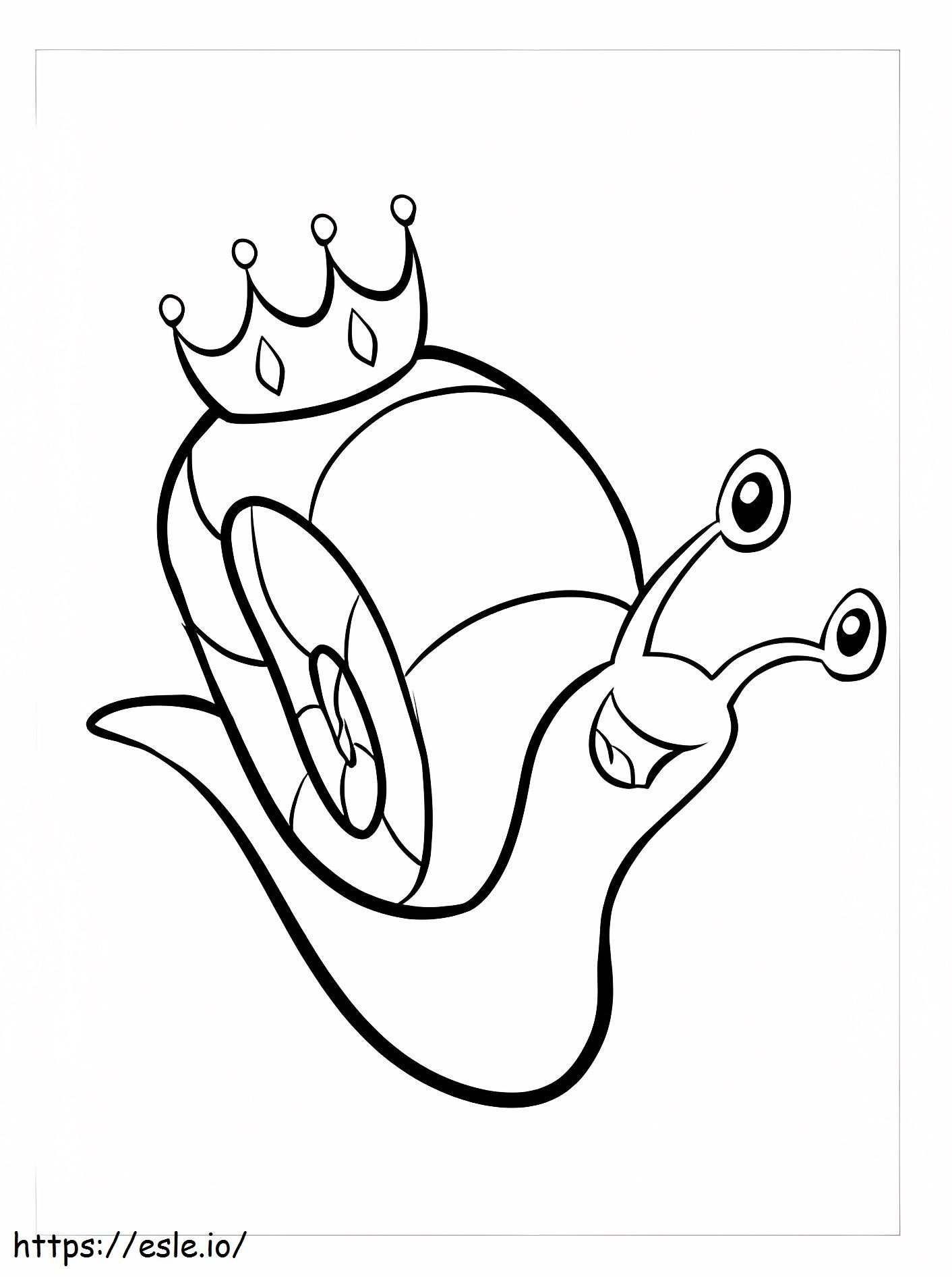 Queen Snail Fun Kawaii kifestő