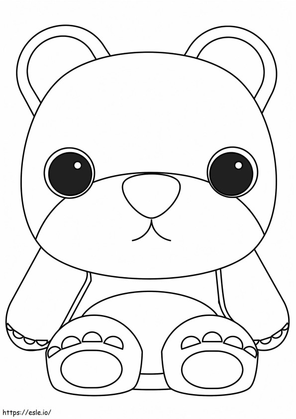 Little Teddy Bear coloring page