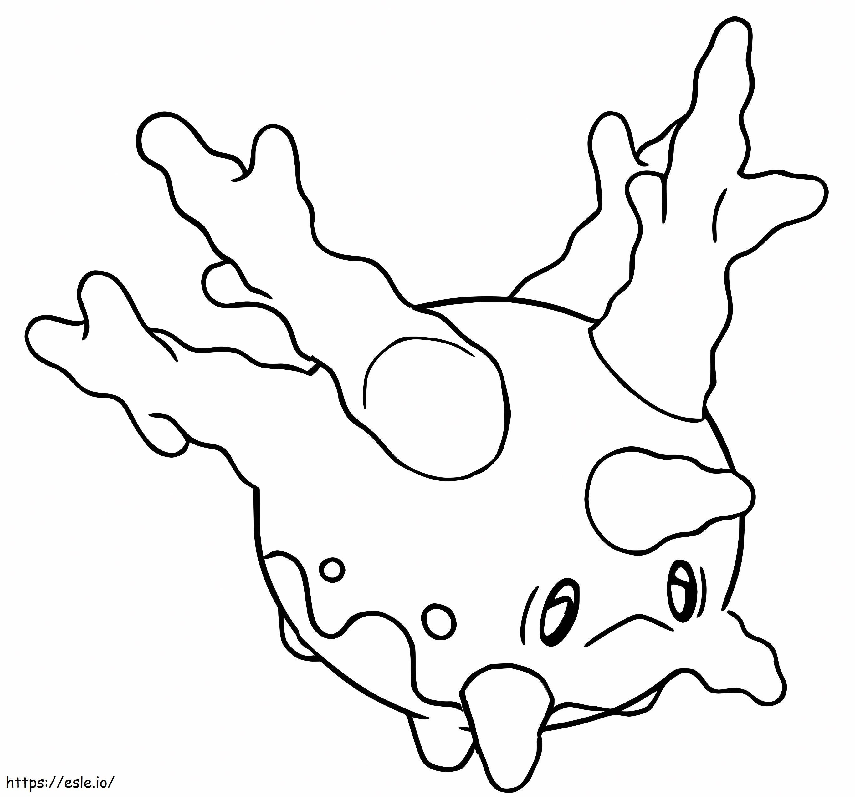 Coloriage Pokémon Corsola à imprimer dessin