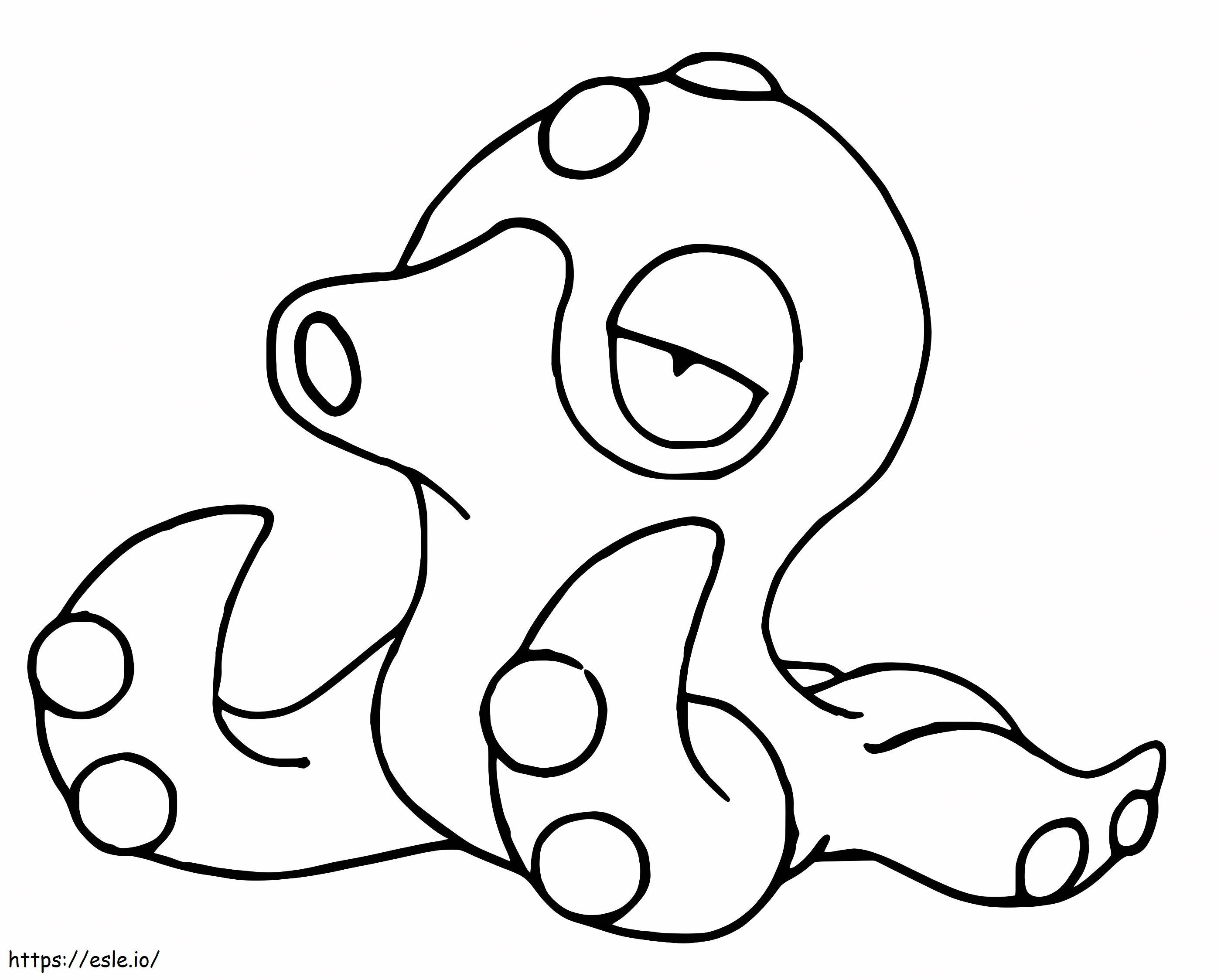 Pokemon Octillery coloring page