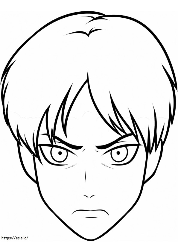 Eren Jager 791X1024 coloring page