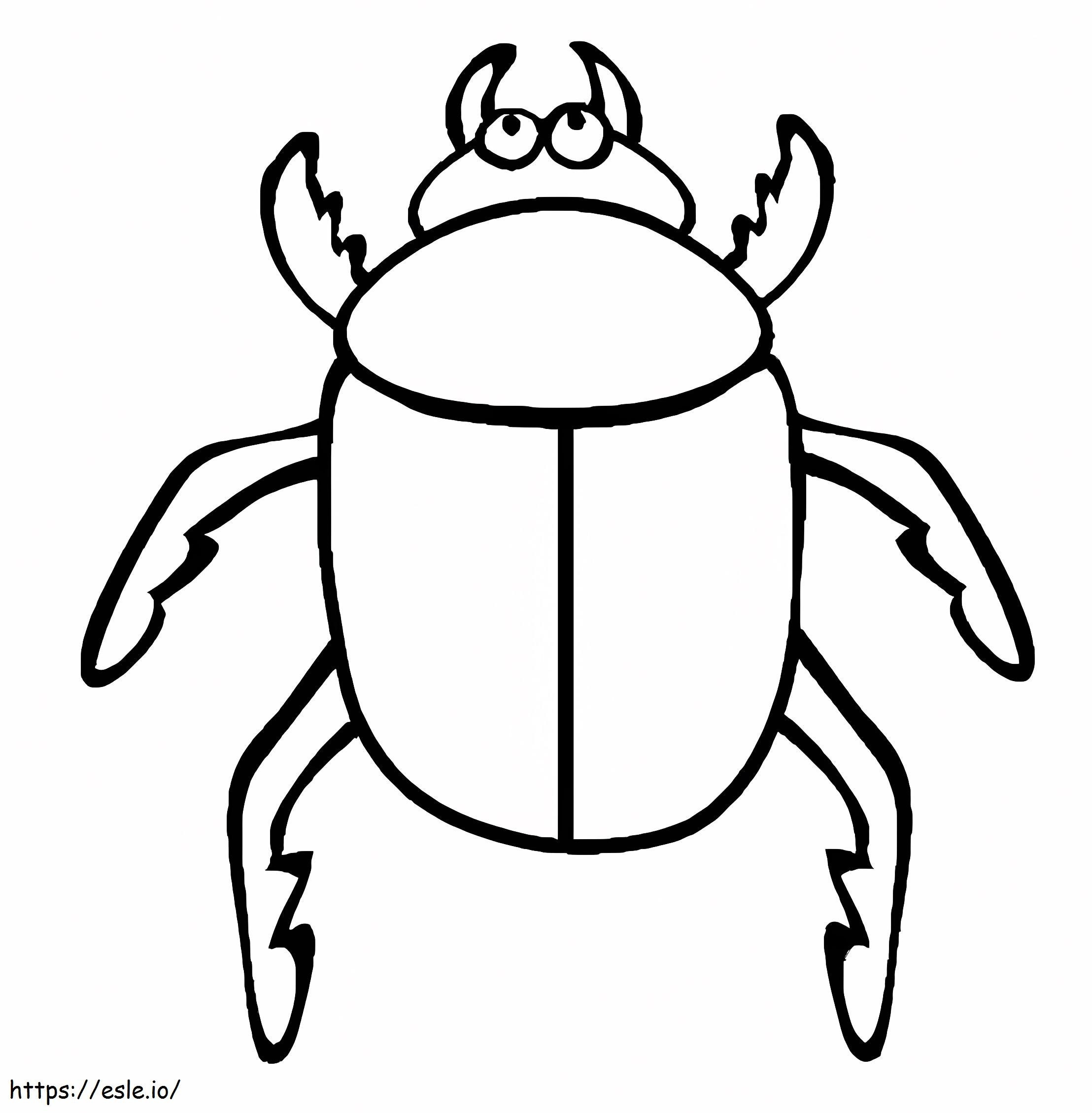 Kumbang Gambar Mewarnai